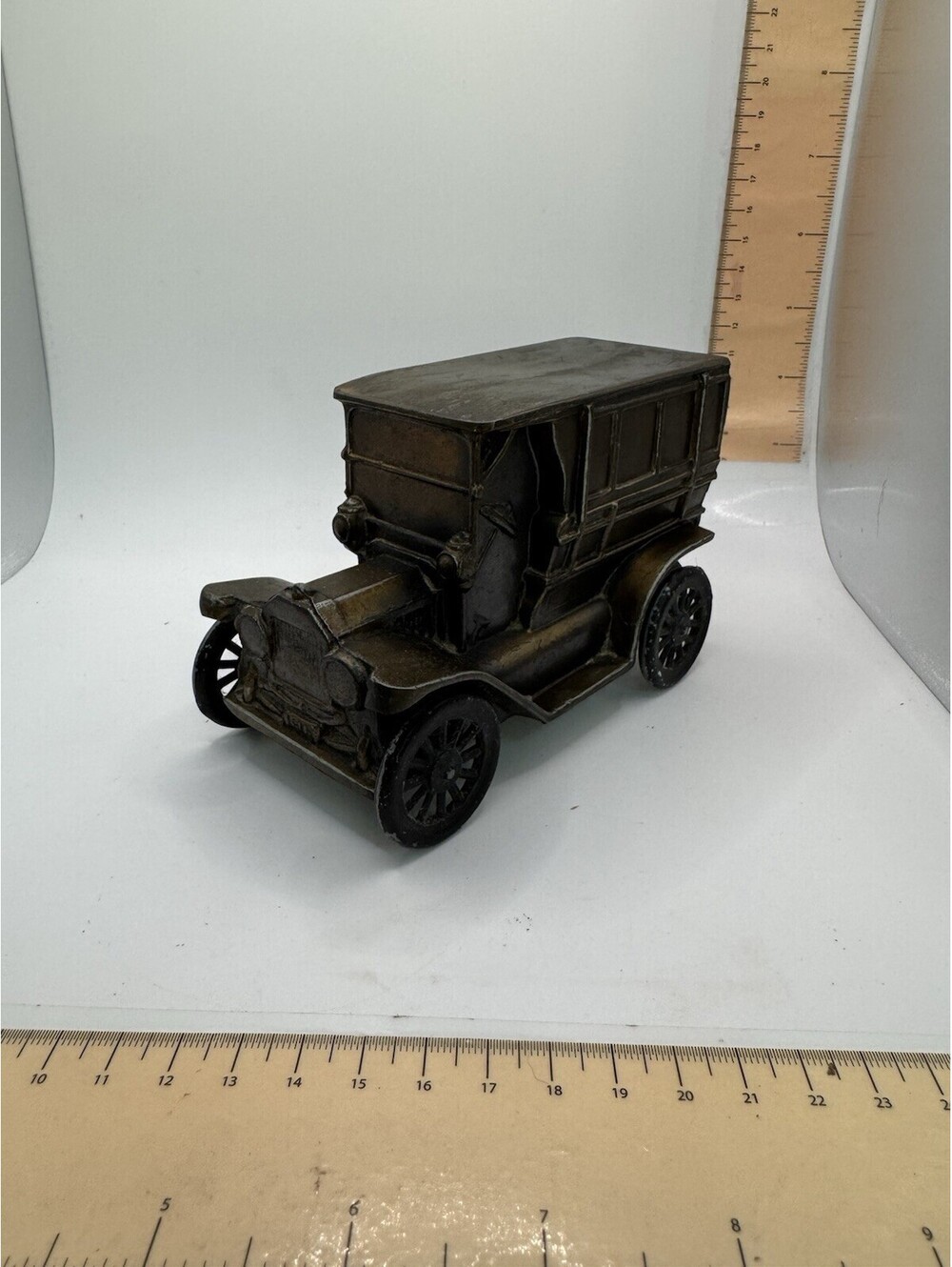 1970s Cast Metal Bank 1915 FORD Promo Banthrico Inc Chicago USA Vintage No Key